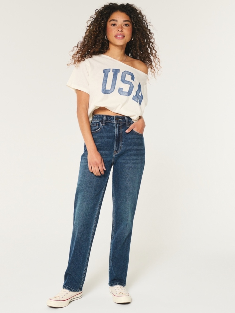 Hollister | Ultra High Rise 90s Straight Jean